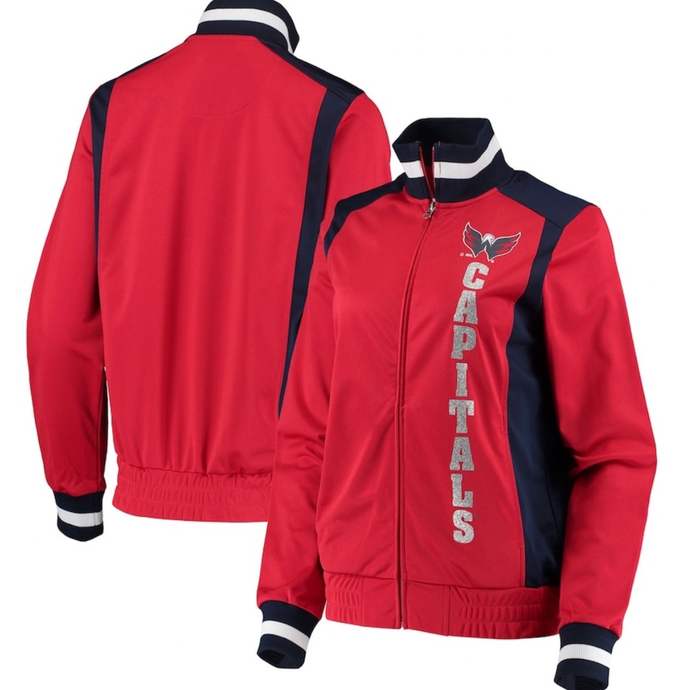 Washington Capitals G-III 4Her by Carl Banks Women's On Deck Full-Zip Jacket